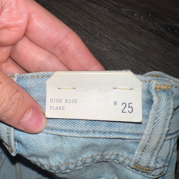 Wrangler Light Blue Flare Jeans - Picture 3 of 4